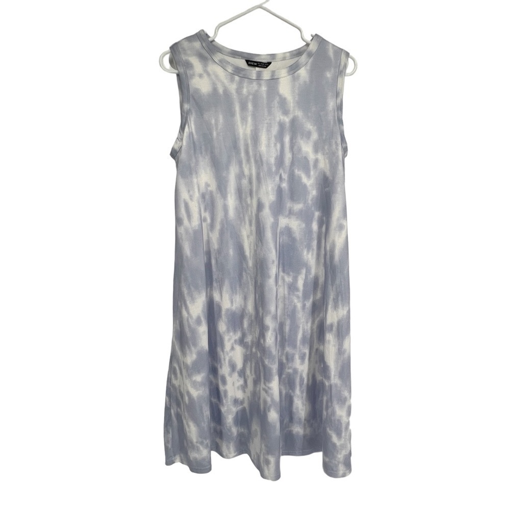 SHEIN Purple Tie Dye Sleeveless A-Line Lined Mini Dress Size Large Women’s